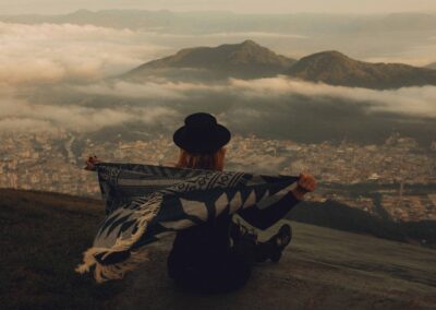 Lady Enjoying the View