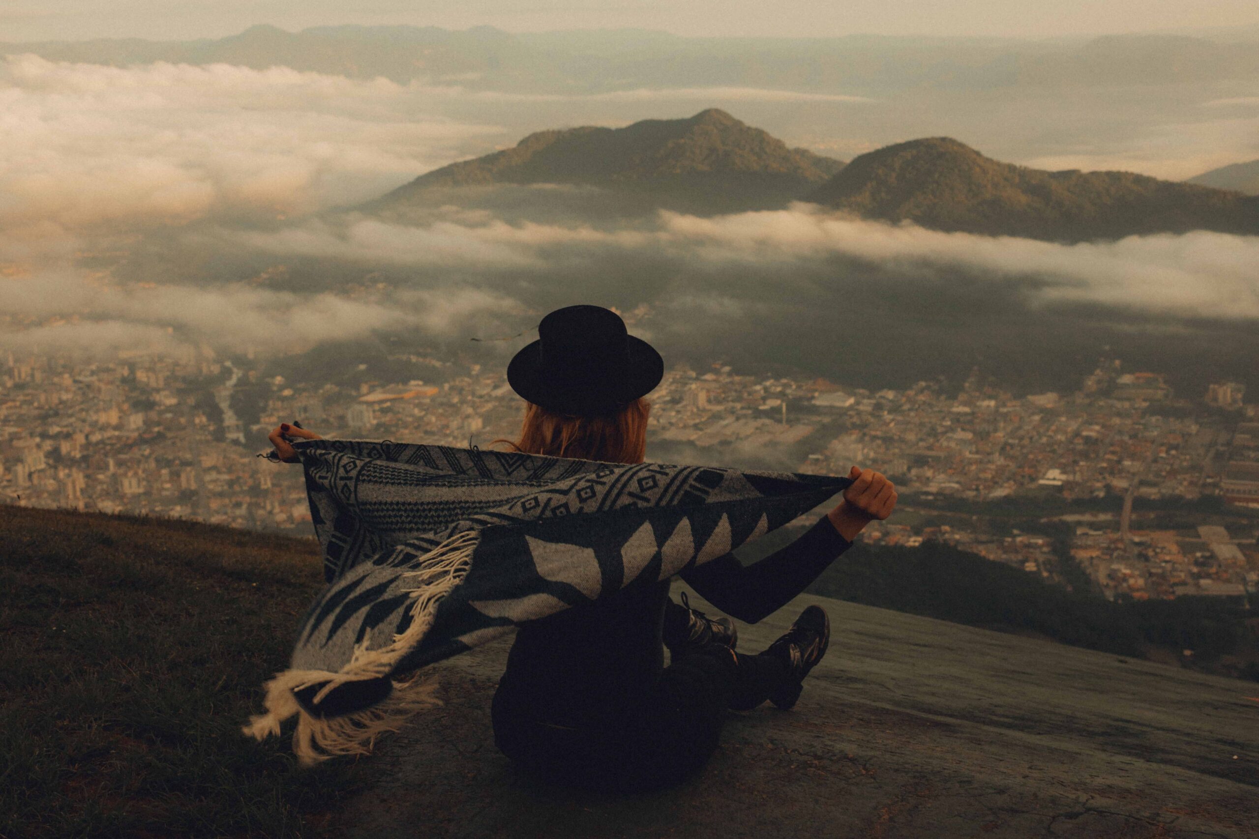 Lady Enjoying the View